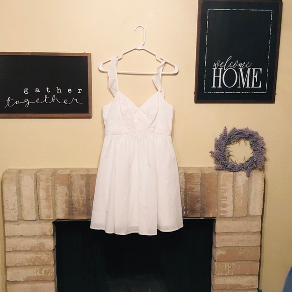 Express Dresses & Skirts - Express White Cotton Dress Size 6